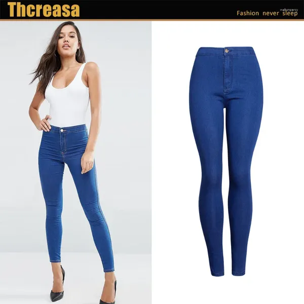 Женские джинсы весны и летние женские брюки.