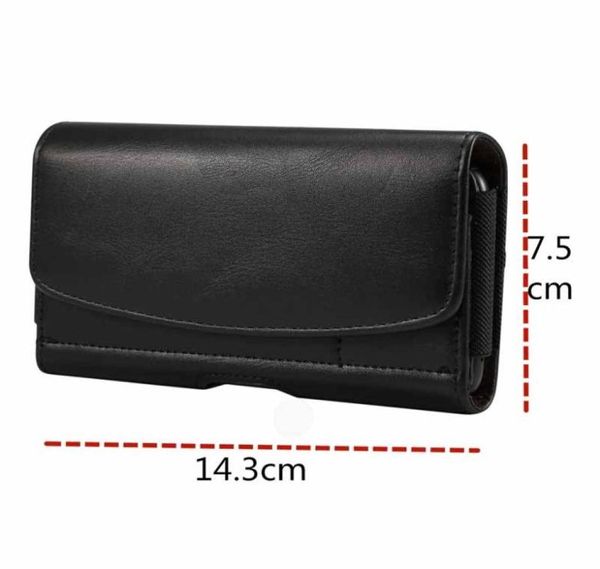 Universal 65 -дюймовый PU Chase Case Close Clip Cover Cover Dual Muct Bag Colet Flip Синтетический кошелек для iPhone Samsung Galax9475725