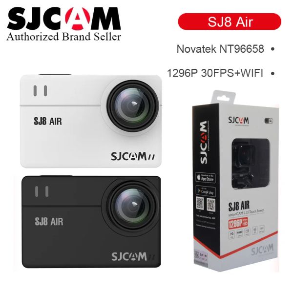 Kameras SJCAM SJ8 Air Action Camera Sport 1296p DV4K WiFi Fernbedienung 30m Unterwasser wasserdichte SJ Outdoor Sportkamera