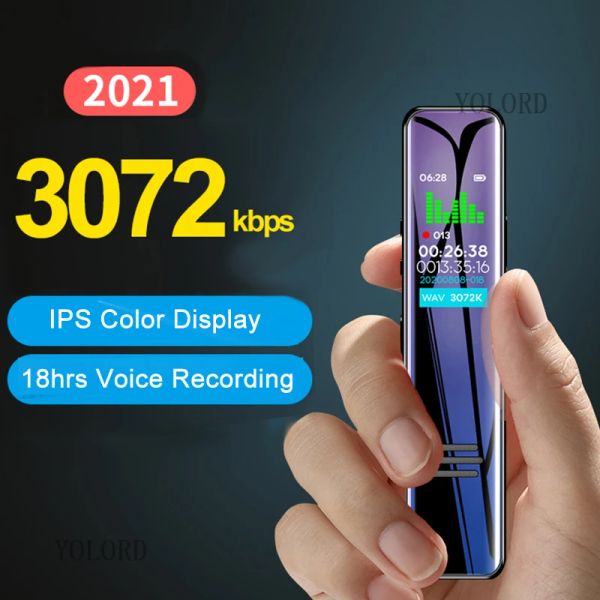 Giocatori 128 GB Nuovo IPS Display a colori Bluetooth Awesome Activate Audio Voice Recorder Pen Peniti Music Player Portable Outdoor MP3