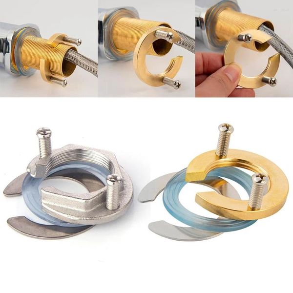 Rubinetti del lavandino da bagno kit di raccolta fissaggio del rubinetto tapici m8 rondella piastra piatto da cucina strumento anti-verliezen moer wasmachine accessoire