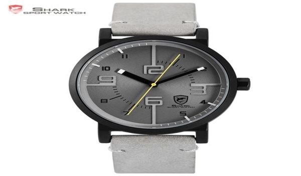 Багамские острова видели Sport Watch Grey Relogio Masculino Simple 3D Special Long Hand Men Мужчины мужская кварцевая кожаная полоса Clocksh571 Y3961268