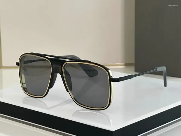 Sonnenbrille Vintage Langlebige stilvolle klassische Männer -Kröte Designer Aviation 2024 Übergroßer Pilot