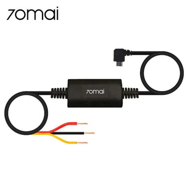 Аксессуары Youpin 70mai Headwire GL UP02 USB Micro Parking Monitoring Cable Комплект Hardwire для A800S A800 A500 A500S Электрический кабельный проволоки