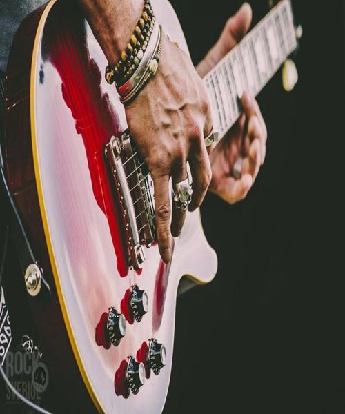 Özel 1959 Slash Signature 2019 Namm Sınırlı Edition Bolivya Alev Kırmızı Burst Elektrikli Gitar Koyu Kırmızı Sırt Krem Vücut1335798