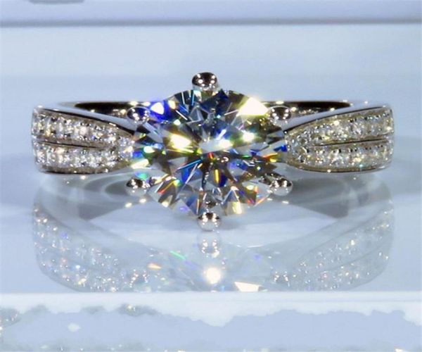 3CT Lab Diamond Ring 925 Sterling Silber Paar Engagement Ehering -Ringe für Frauen Braut Charme Party Schmuck 4833850