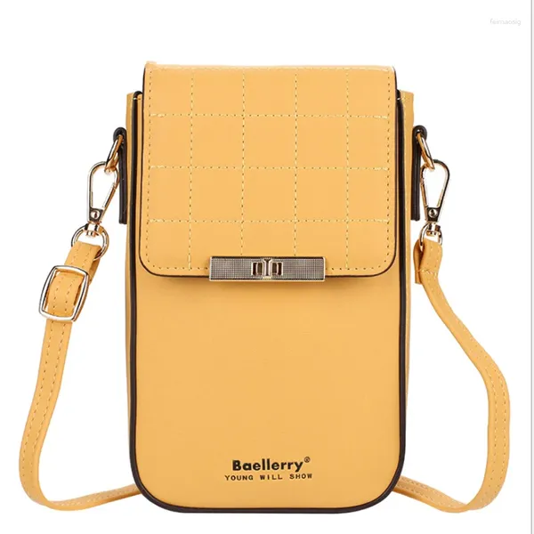 Bolsas de ombro bolsa de celular feminino bolsa de corpo transversal women women women smartphone Pu couro bolsa de bolsa de bolsa de couro