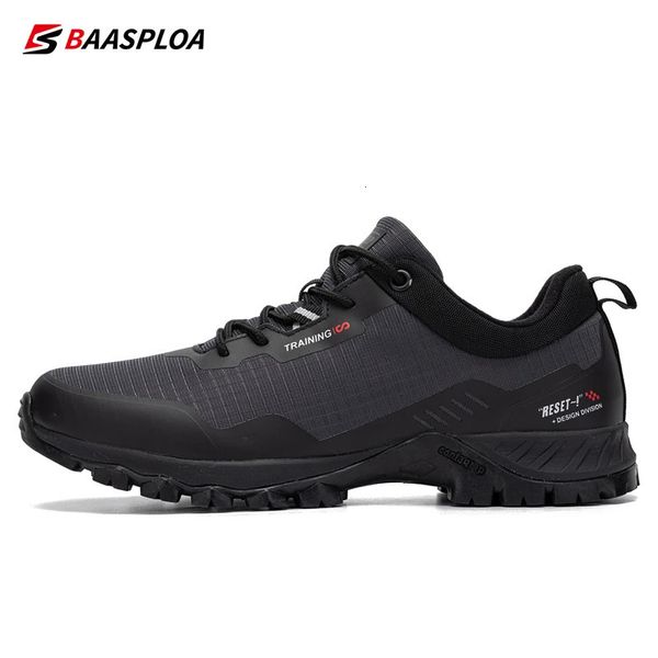 Baasploa Mens Antiskid износостойкие туфли для туфли модные водонепроницаемые туфли на открытом воздухе кроссовки удобный мужчина 240402
