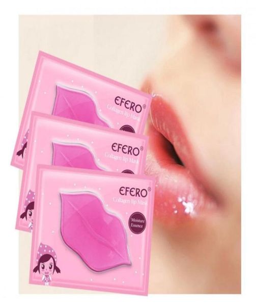 Lipgloss EFERO Collagen Mask Pads Patch für Patches Feuchtigkeitsspendende Peeling-Lippen praller Pump Essentials Care Women2650939