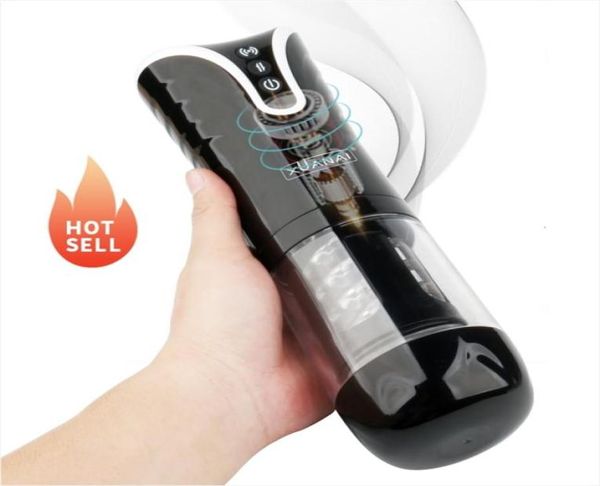 Elektrische automatische männliche Masturbator -Saugen Penis Massagebaste Realistische Vagina -Stroker -Maschine für Mann Sex Toys536444