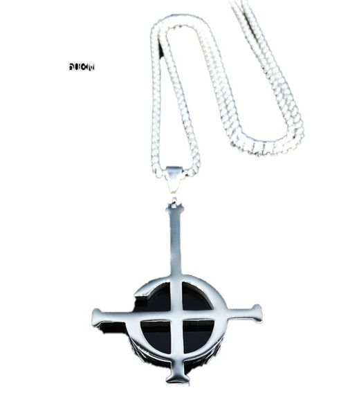 Призрак BC Безымянный ожерелье из нержавеющей стали для упыряющей полоса папы, заслуженная маска символа, грицификс.