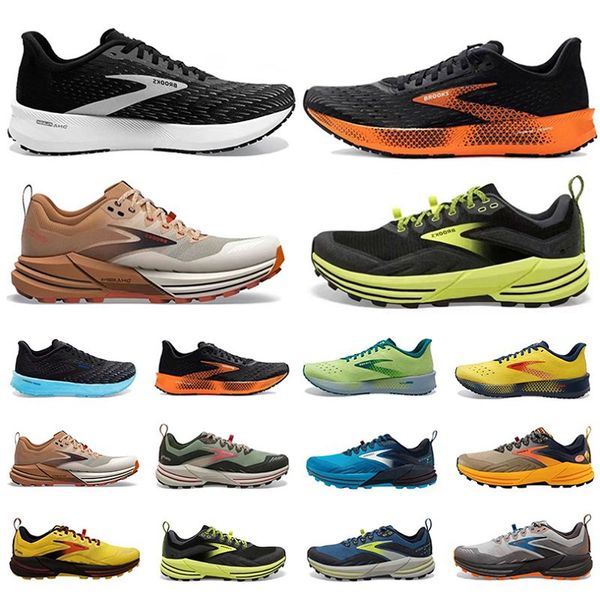 Tênis de corrida Brooks tênis tênis sapatos de grife masculino glicerina 20 Low Cut Summer não deslizamento de amortecimento profissional de lazer ao ar livre tênis tênis tênis