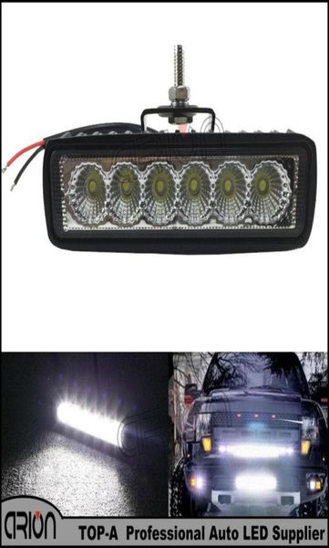 Автомобиль 18W Fload Led Light Atv Off Road Light Lamp Lamp Turning Light Bar для 4x4 Offroad Souv Car Track Tractor UTV3188697