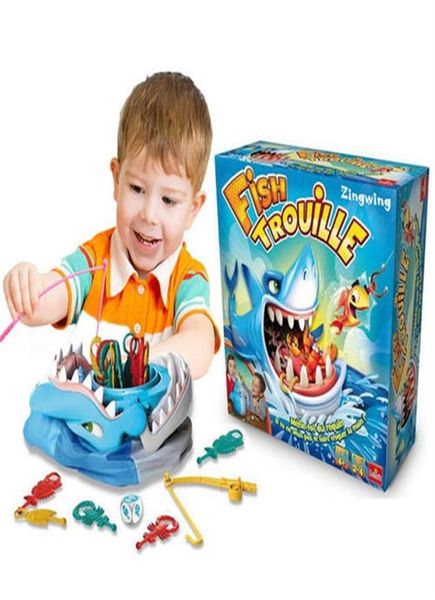 New Fish Trouche Great White Board Game Bambini Famiglia per bambini Giochi divertenti interattivi per la raccolta e la decorazione295y6598627