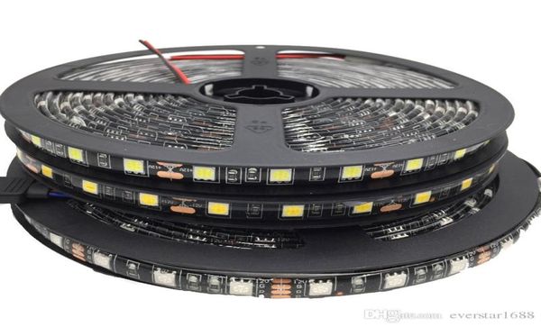 100 m LED -Streifen Schwarzer Platine 5050 RGB Leichtstreifen 12V wasserdichtes Wasser -Water -Water -Co -300 -LEDs 5mroll auf Stock3064840