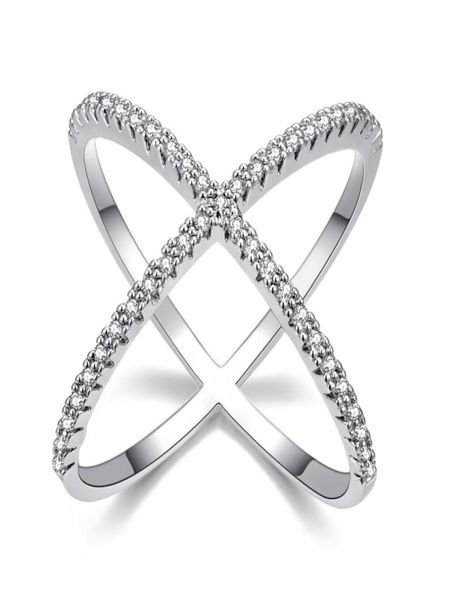 Design Diamso Micro Pave di lusso Impostazione Big Orini a forma di dita a forma di nuclei gioielli per donne5491919