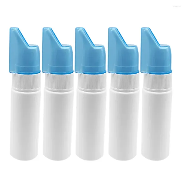 Bottiglie di stoccaggio bottiglia da viaggio set nebbia spruzzatore acqua durevole naso lavarsi a mano contenitore a mano spray nasale per famiglia portatile