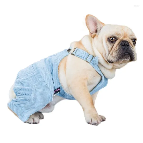 Dog Apparel Roupas de inverno Cordamento Macaco de macacão Macacão de macacões Pug Pug Poodle Bichon Frise Schnauze Costume Pet Roup