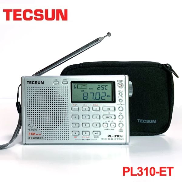 Radio Tecsun PL310ET PL310et Full Band Full Band Digital Demodulator Digital FM/AM/SW/MW/LW World Band Stereo Digital Ricevitore digitale