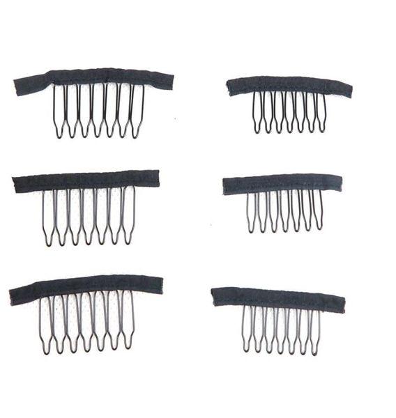 7teeth парики Combs Clips Клинины с кружевными париками Прикрепите парики Combs вставьте парики зажимы для волос Инструменты3901364