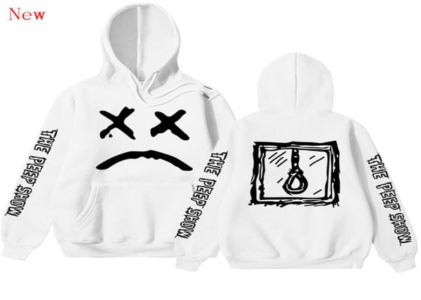 PKORLI LIL Peep Love Love Sweatshirt Männer Frauen lässig Pullover Hip Hop Lil Peep Rapper Hoodies Sad Face Jungen Hoody Q18292137