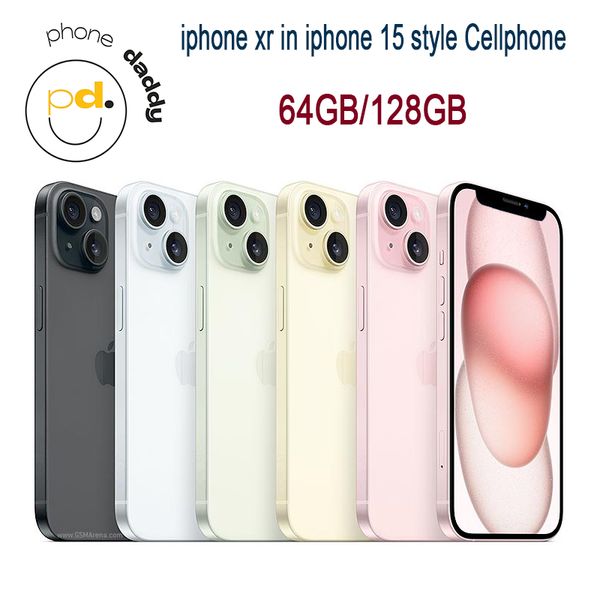 iPhone Orijinal Kilitli iPhone XR iPhone 15 Stil Cep Telefonu 6.1 