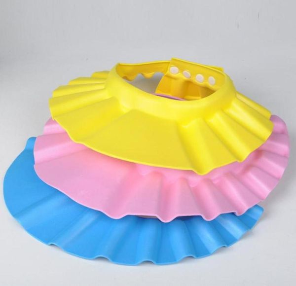 Cappello per bambini regolabile per bambini in shampoo bagno vano da bagno dognoso lavaggio dei capelli per la visiera diretta per bambini 18094487836067