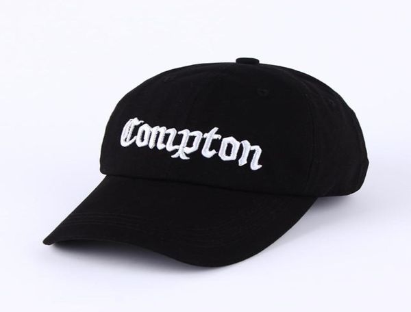 Compton Baseball Cap Men Women Snapback Hip Hop Hat Black White Casquette J12256947810