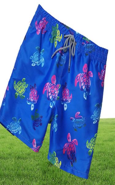 Vilebrequin Mens Beach Shorts Octopus Brand Francesa 021 Starfish Turtle Impressão Bermuda Male de banho Male Shorts de banho