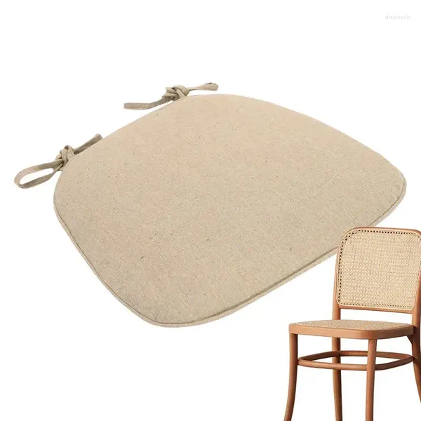 Подушка кресло для обеденных стульев U-форма льняная подушка для домашнего декора машины для стирки удобно