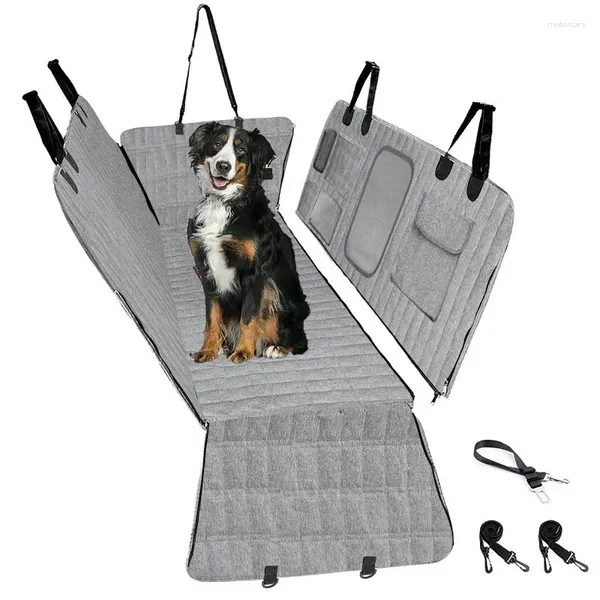 Autositzabdeckung Hundeabdeckung Oxford Mesh Pet Carrier Falten Sie wasserdichtes hinteres Hängematten -Kissen -Beschützer Carriola Para Perritos.