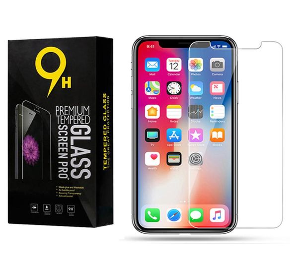 Für iPhone 11 Pro Max XR XS MAX 9H 25D Premium Tempered Glass Screen Protector für LG Stylo 6 Moto E 20201964981