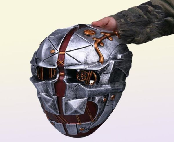 Dishonored 2 Corvo Attano Mask Cosplay GFRP Maskeleri Yetişkin Cadılar Bayramı Kostüm Prop G09105371494