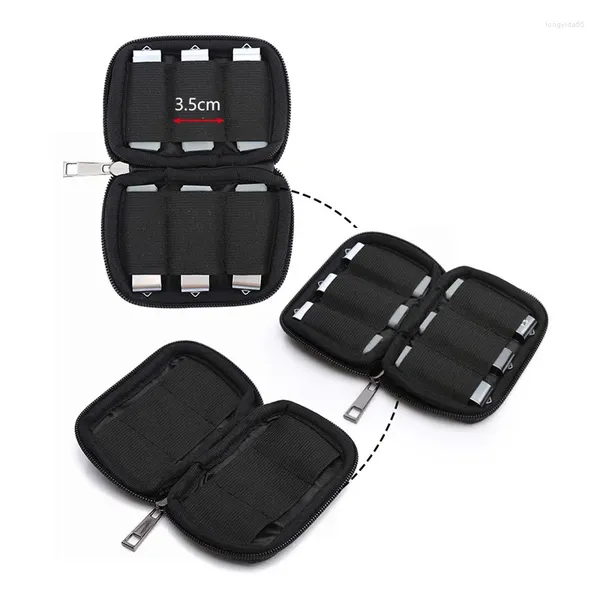 Aufbewahrungsbeutel 50pcs Langable Case Organizer Flash Antriebs Schützender Reisen Tragbarer Halter U Disk Bag USB Reißverschluss Staubdichtungssicherer Stoßdämpfer