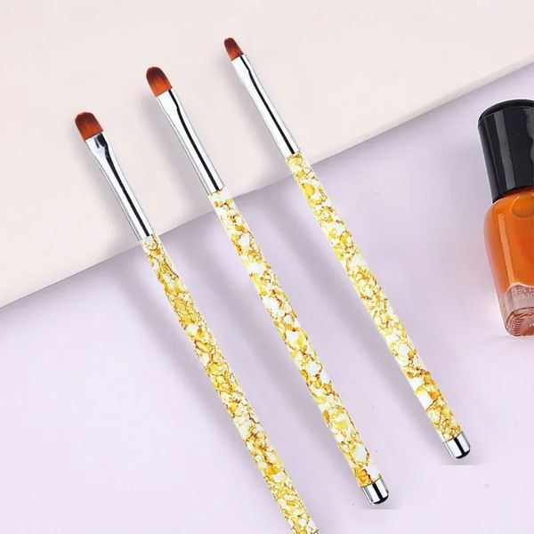 3PCS/SET NAIL PINE PEN SET NAIL ART УФ -гель -разгибатель Петра