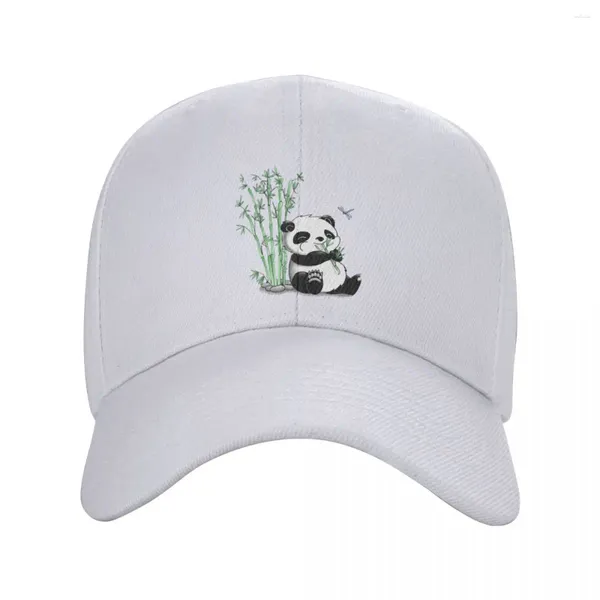 Ball Caps Punk Panda Bear Baseball Cap Women Men Remapt Hat Hat Snapback