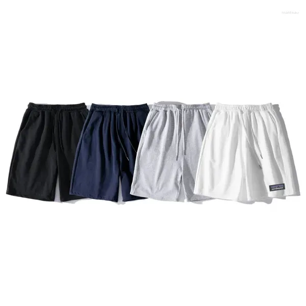 Shorts maschile Cotton Solid Color Casual Sports Sports Terry