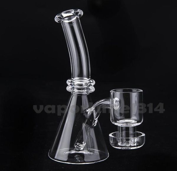 Accessori per fumo terp SlUrper becher quarzo mini bongs da 5 pollici unghie per banget a vuoto