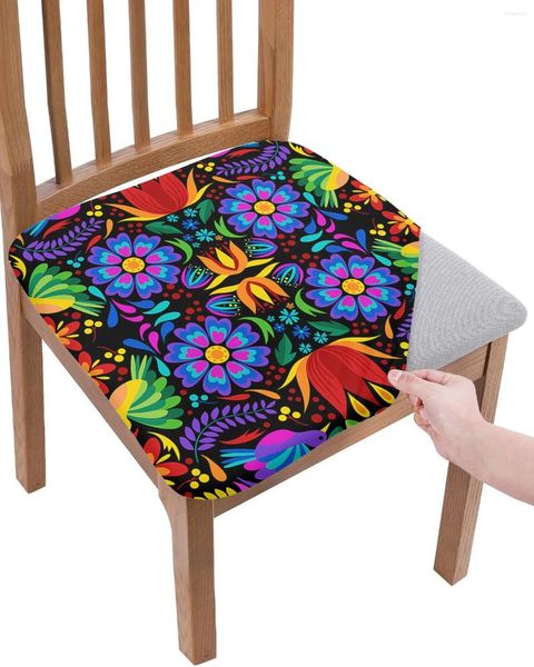 Chaves de cadeira coloridas México abstrato abstrato de floresta de assento