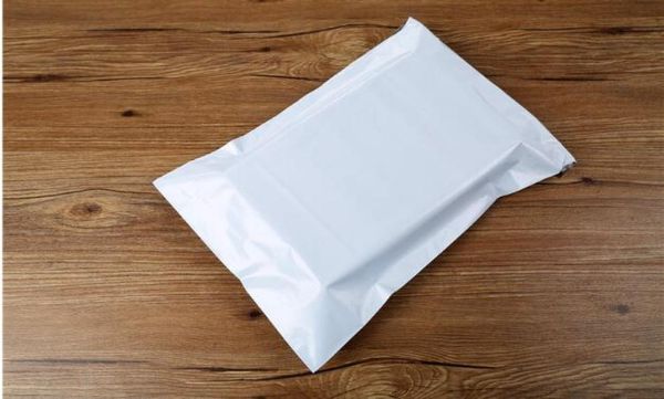 17cmx30cm weiße Poly -Self -Eal -Mail -Taschen Plastikkurier zerstörerische Poly -Mailing -Selbstklebstoff -Plastiktüten Express Mail 5514772