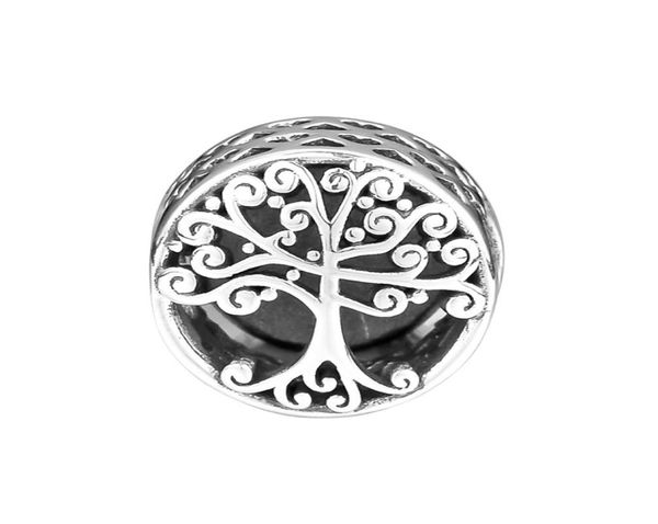 Raízes de árvore genealógica Charms autênticos 925 Sterling Silver Fits para pulseira de estilo original 797590 H85105761