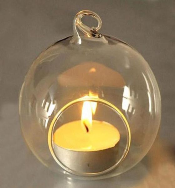 60 -миллиметровый подвесной держатель Tealight Glass Globes Terrarium Свадебная подсвечника подсвечника ваза дома El Bar Demorationsea Ship Gwc358866043