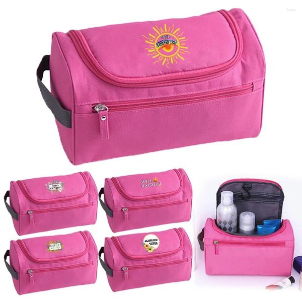 Sacchetti cosmetici Viaggiare per lavaggio impermeabile per lavati organizzatore portatile Borsa di stoccaggio Maitere Stampa Kits Wealtry Kits