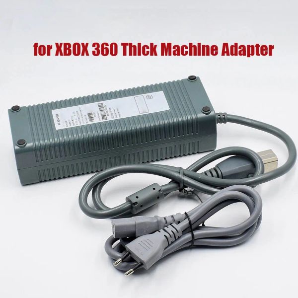 Xbox 360 Yağ Konsolu için Kablolar US/AB/AU AC AC AC AC AC Güç Kaynağı Kalın Makine Adaptörü Fo Xbox360 Yağ Konsolu Onarım Aksesuarları