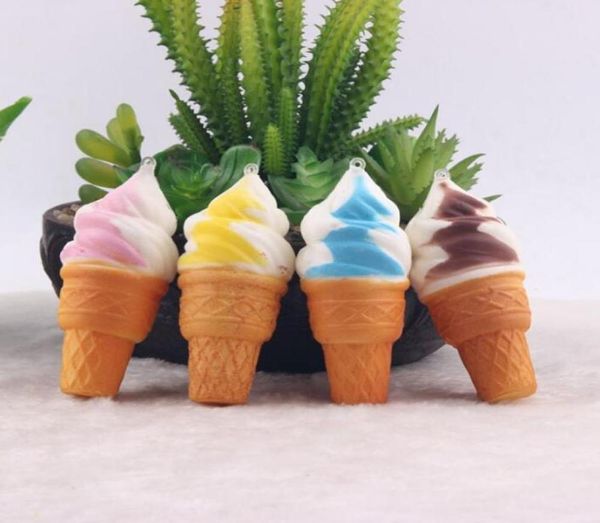 Soft Sishy Charms Imitation Jumbo Ice Cream Lentro Toy Rising para aliviar Cabinete de estresse Decoração Gretos6236988