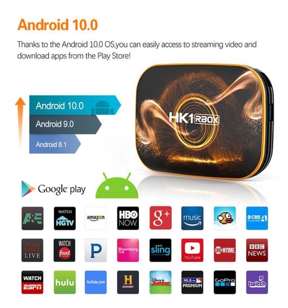 Smart TV Box Android 100 HK1 RBOX R1 MAX 2GB 4GB RAM 16 32 64 128 GB ROM TVBOX 4K Media Player215p5264803