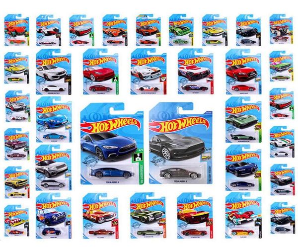 Rodas originais Sport Car Diecast 5 a 72pcs Modelo Car Kids Toy 164 Alloy Smart Toys for Boys Wheels Vehicl brinquedos331y7514196