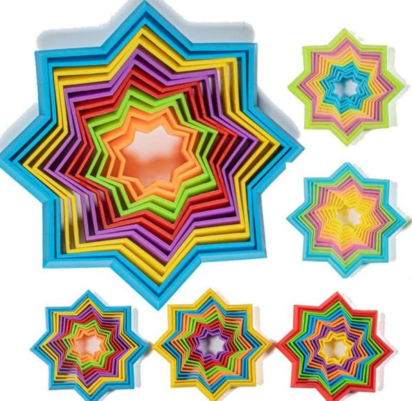 Giocattoli di agitazione macaron arcobaleno sensoriale macaron star var varietà bambini puzzle anti -stress bambini educativi per adulti di decompressione giocattolo 1540258