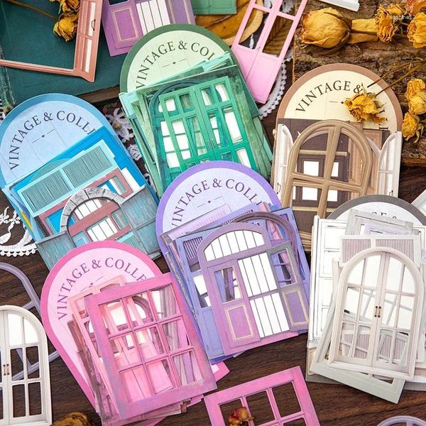 Enrole de presentes 30 PCs por lote Material Papel Porta oca Base decorativa DIY DIY 6 tipos