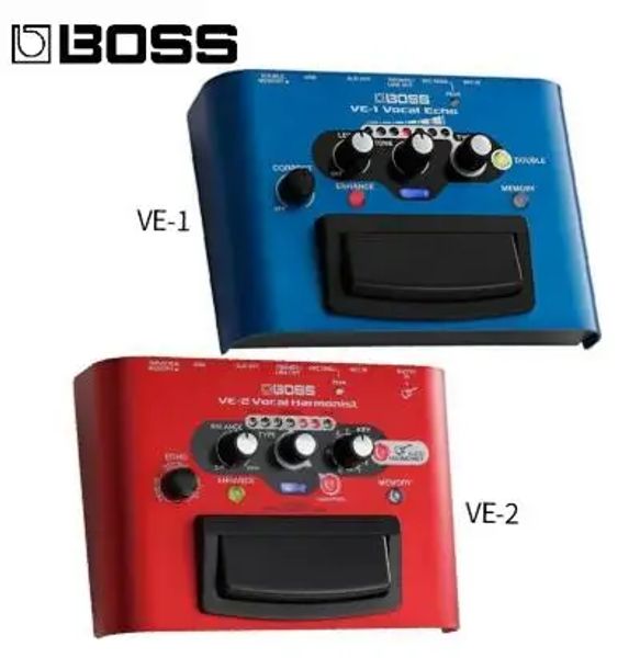 PEGS VE1/VE2 ECHO VOCAL Harmonista Efeitos Processador Pedal de guitarra Stompbox